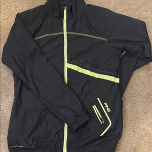 Ping Black Jacket with Neon Accents